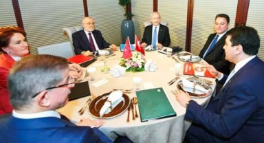 6'lı masa yarın toplanıyor: 'Söylem birliği' belirlenecek