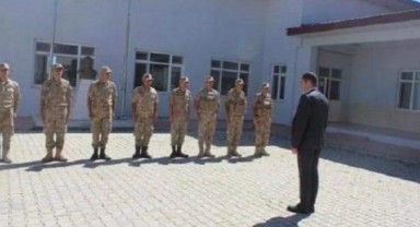 AKP'li başkanı askeri törenle karşılamıştı... Komutan görevden alındı!