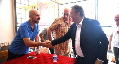 Başkan İduğ’dan sokak sokak ziyaret