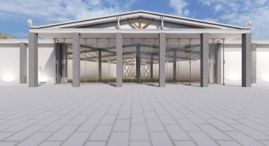 Foça Nihat Dirim Kent Belleği Merkezi yapımı devam ediyor