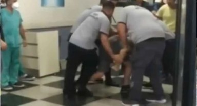 İzmir'de baba-oğul hastanenin altını üstüne getirdi