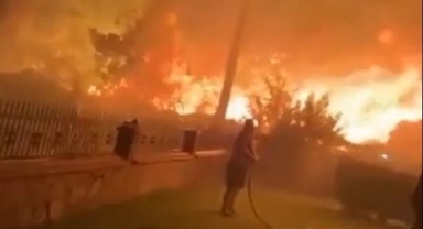 İzmir’de korkutan yangın! Evlere yakın noktada çıktı