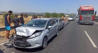 İzmir'de orta refüjdeki yangın faciaya yol açıyordu...