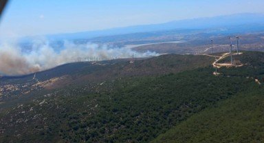 İzmir’in tatil cennetinde korkutan yangın