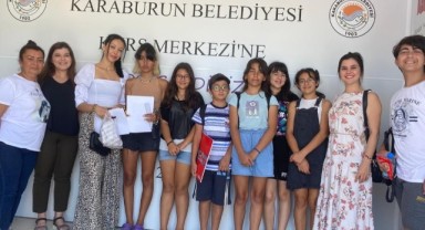 Karaburunlu Çocuklar Yaz Okulu’nda pek keyifli…