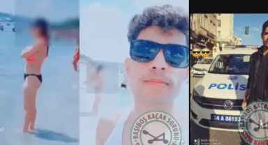 Plajdaki sapık Pakistanlı deşifre oldu