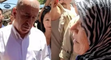 Suriyeli kadın, Ümit Özdağ'a teşekkür etti