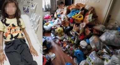 Teyze, çöp eve hapsettiği çocuğu soran öğretmenlere