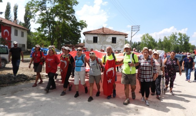 Afyon’dan İzmir’e Zafer Yürüyüşü devam ediyor