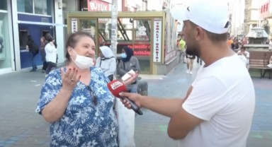 AKP’li kadının sokak röportajı gündem oldu: “Pirince bulgura makarnaya zammı İmamoğlu yapıyor”