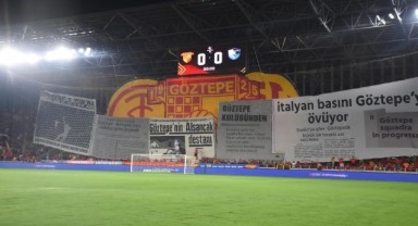 Göztepe moral bozmadı, alkışlar tribüne!