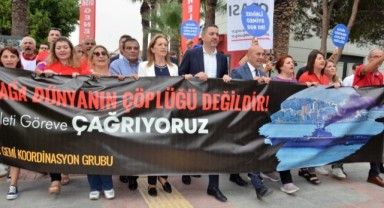 İzmir tek yürek… Asbestli gemi yargıya taşındı