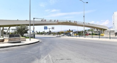 Konak’taki yaya üst geçidinde bakım çalışmaları başlıyor