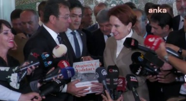 Akşener, İmamoğlu'nu ilk kez makamında ziyaret etti:
