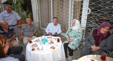 Başkan Sandal, Çiçek Mahallesi’ni ziyaret etti