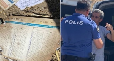 Eski AKP'li başkan seçimle ilgili evrakları yakarken yakalandı