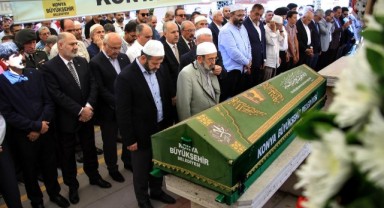 İzmir Valisi Köşger'in kayınpederi Konya'da toprağa verildi