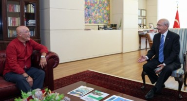 Kılıçdaroğlu, Musa Anter'in oğlu Dicle Anter ile görüştü