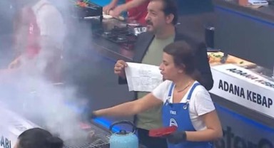MasterChef'te Fatma Nur'un kopya verdiğini gören Mehmet Yalçınkaya: Sana mı kaldı?
