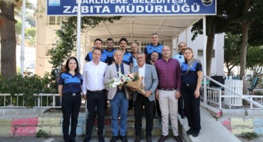 Narlıdere’de zabıta haftası ziyareti