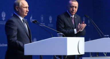 Semerkant'ta Erdoğan ile Putin'in görüşmesi başladı
