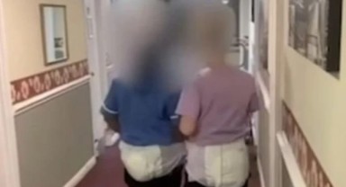 Huzurevindeki yaşlılarla dalga geçen video tepki çekti