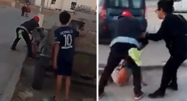 İzmir'de 'hurdacı' dehşeti: 3 çocuğu darbetti!