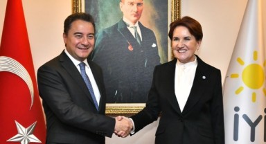 Altılı Masa öncesi Babacan ile Akşener bir araya geldi