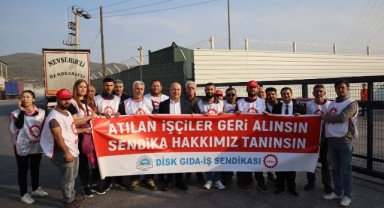CHP’li Bakan’dan direnen işçilere destek!