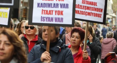 Efes Selçuklu kadınlar şiddete karşı yürüdü