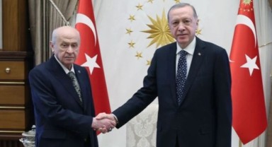 Erdoğan ve Bahçeli Saray'da görüştü