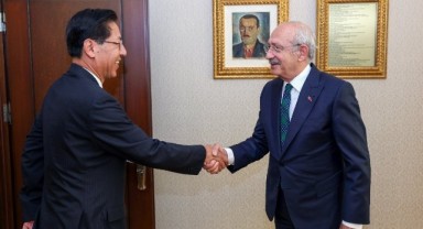 Kılıçdaroğlu, Çin'nin Türkiye Büyükelçisiyle görüştü