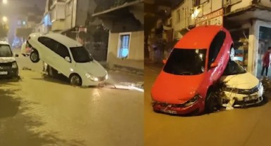 Antalya’da sel: Otomobiller sürüklendi, seralar su altında kaldı