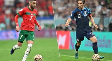 Hırvatistan ile Fas, Dünya Kupası'nda üçüncülük için karşı karşıya