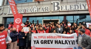 Karabağlar Belediyesi'ne grev kararı asıldı