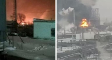 Rusya'da petrol rafinerisinde yangın: En az 2 ölü, 5 yaralı