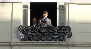 Hrant Dink katledildiği yerde anıldı