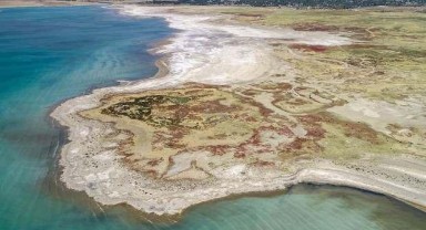 Van Gölü'nden endişelendiren kare: NASA'nın uydusu görüntüledi