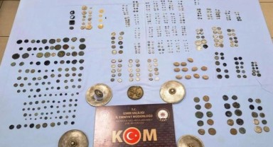 İzmir polisinden tarihi eser kaçakçılarına operasyon