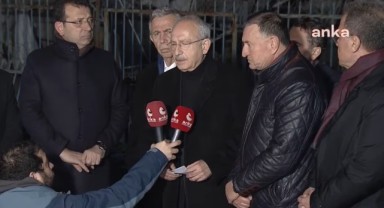 Kılıçdaroğlu deprem bölgesinde: 'Çok ağır bir tabloyla karşı karşıyayız'