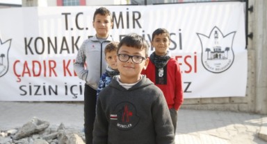 Konak’tan Kahramanmaraş’a çadırkent desteği