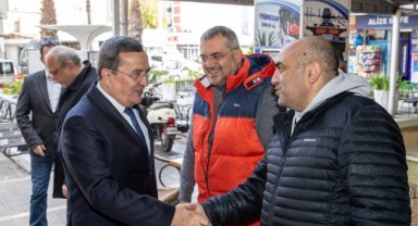 Batur’dan Gıda Çarşısı esnafına ‘destek teşekkürü