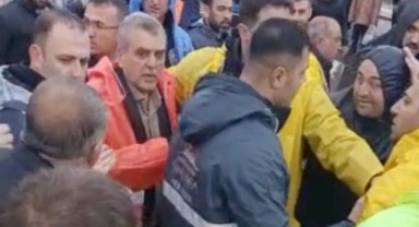 Şanlıurfa Büyükşehir Belediye Başkanı'na sel bölgesinde protesto