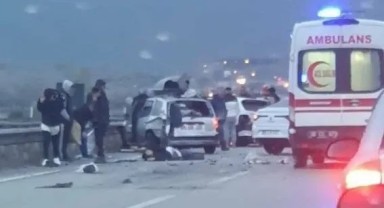 Ankara’da 10 araç birbirine girdi: 1 ölü