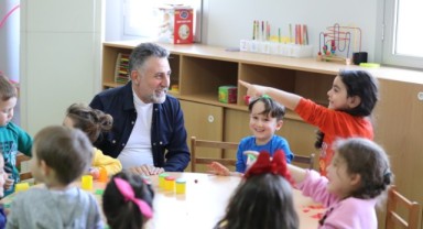 Başkan Sandal’dan anaokullarına ziyaret