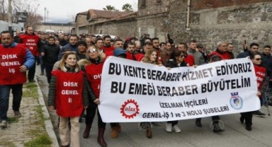 Büyükşehir'de grevin ayak sesleri... İZELMAN işçileri iş bıraktı!