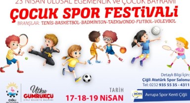 Çiğli “23 Nisan Çocuk Spor Festivaline” hazır!