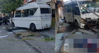Dolmuş, durağa girdi! Ölü ve yaralılar var