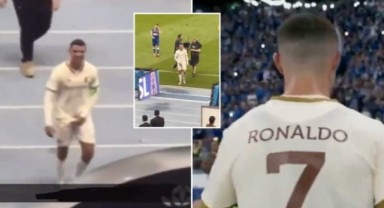Ronaldo'dan çirkin hareket