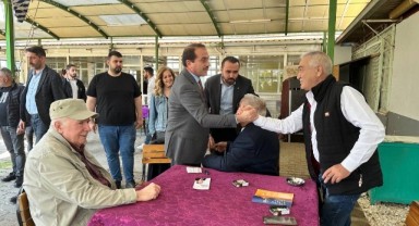 Tire'de Erzurumlular Derneği'nden Ak Partili Kırkpınar'a tam destek